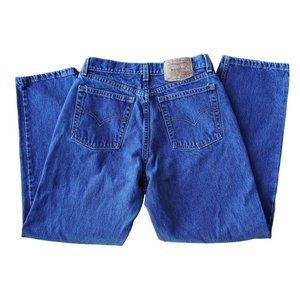 VIntage Levis 560 Jeans Womens Size 10 Mis S Blue Denim Loose Fit Straight Leg